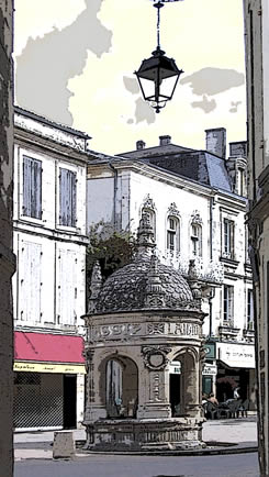 St Jean-d'Angély - Place du Pilori